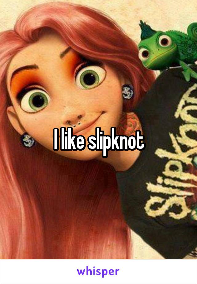 I like slipknot