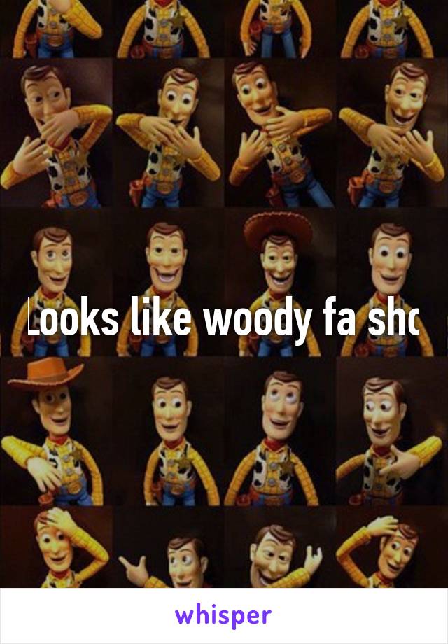 Looks like woody fa sho