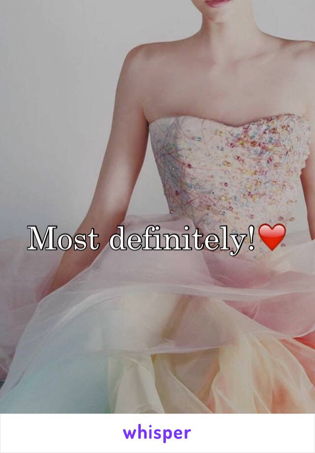 Most definitely!❤️