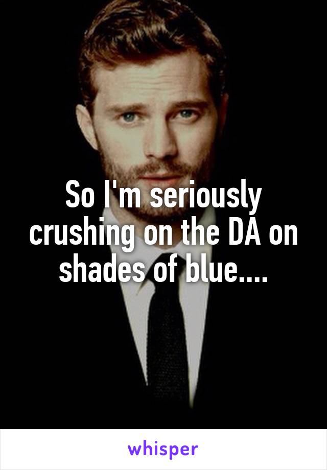 So I'm seriously crushing on the DA on shades of blue....