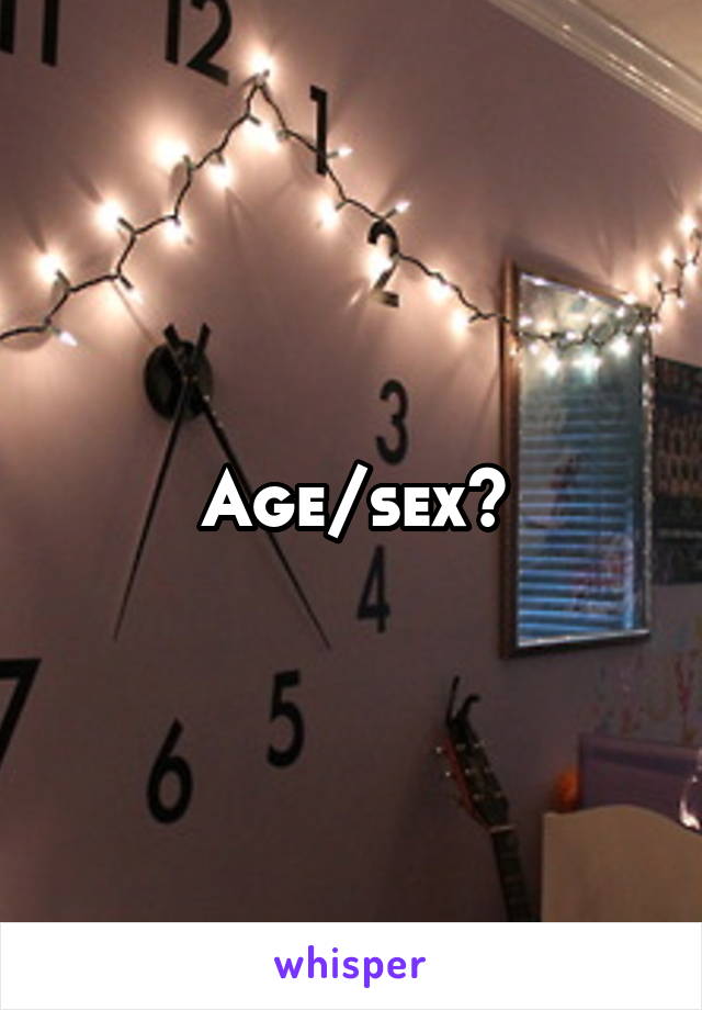 Age/sex?