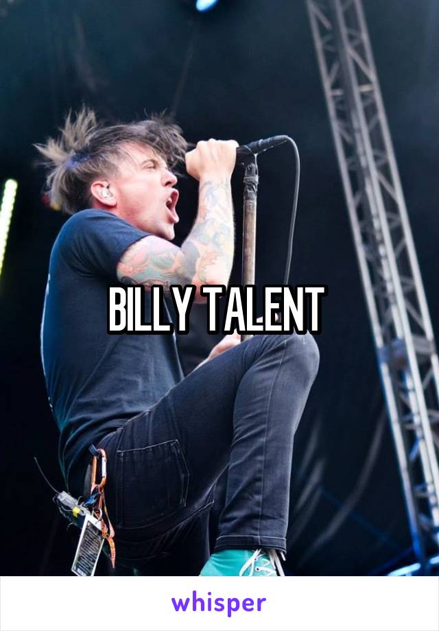 BILLY TALENT 