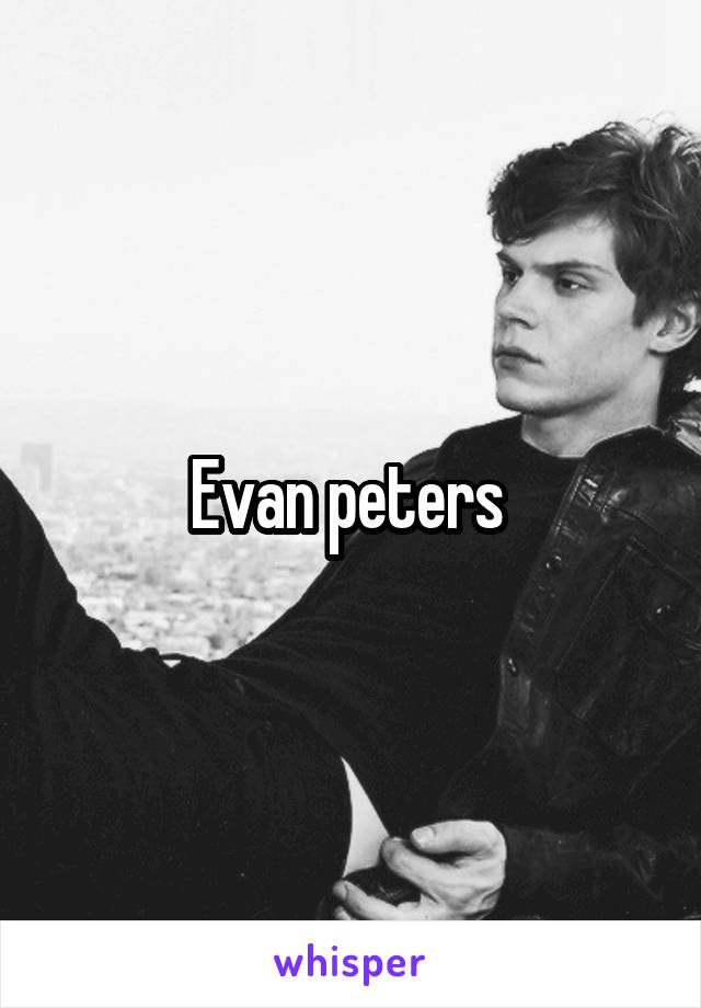 Evan peters 