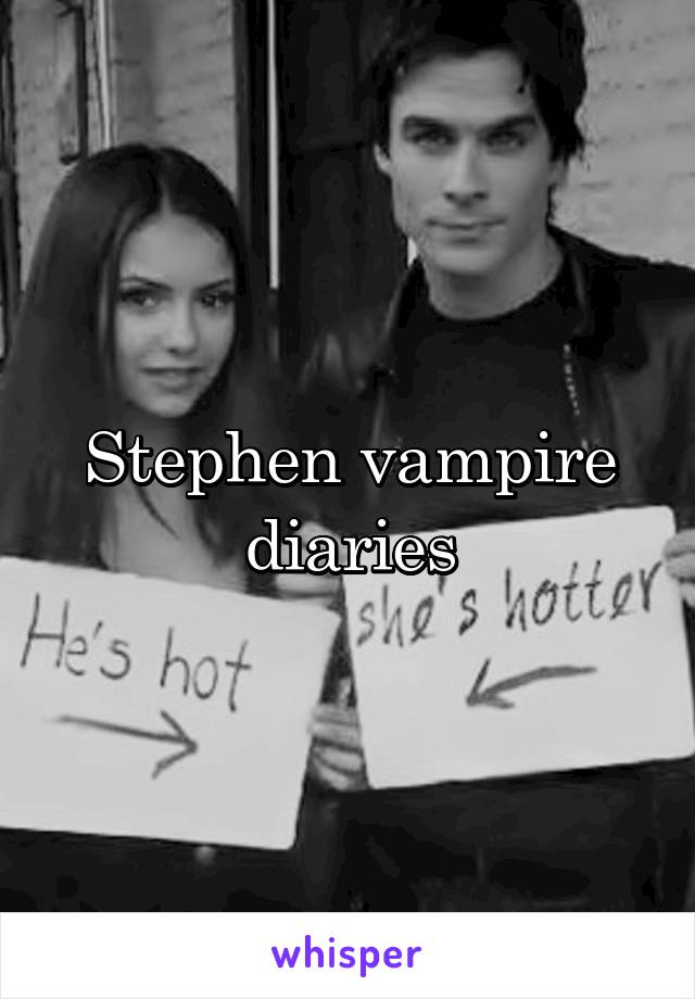 Stephen vampire diaries