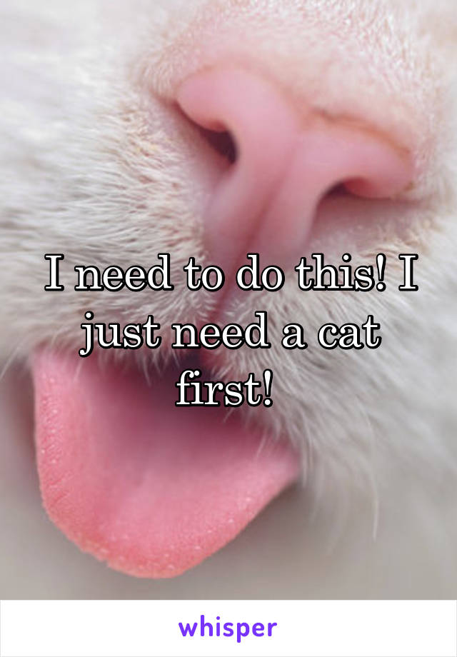 I need to do this! I just need a cat first! 