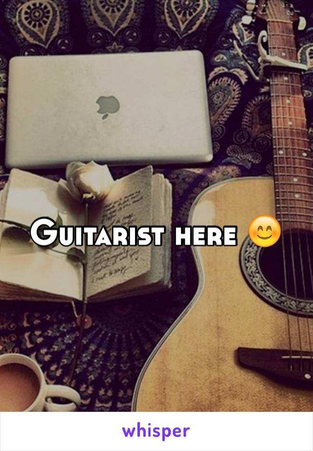 Guitarist here 😊