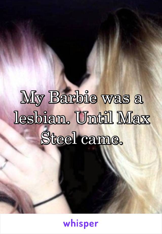 My Barbie was a lesbian. Until Max Steel came.