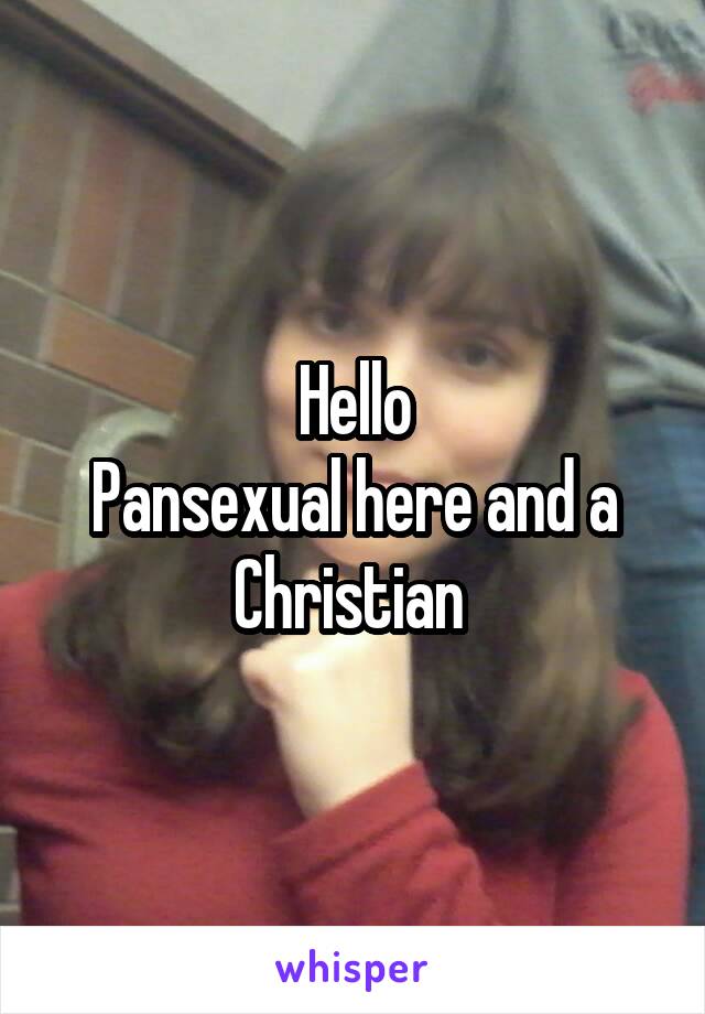 Hello
Pansexual here and a Christian 