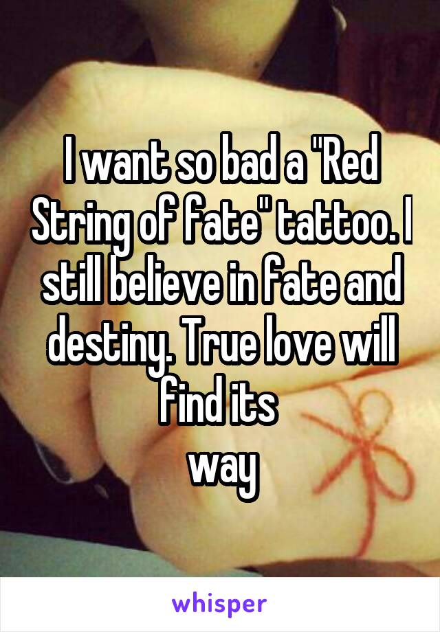 Red string fate  Fate quotes, Red string of fate, Fate tattoo