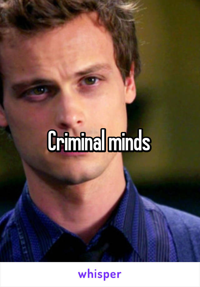 Criminal minds 