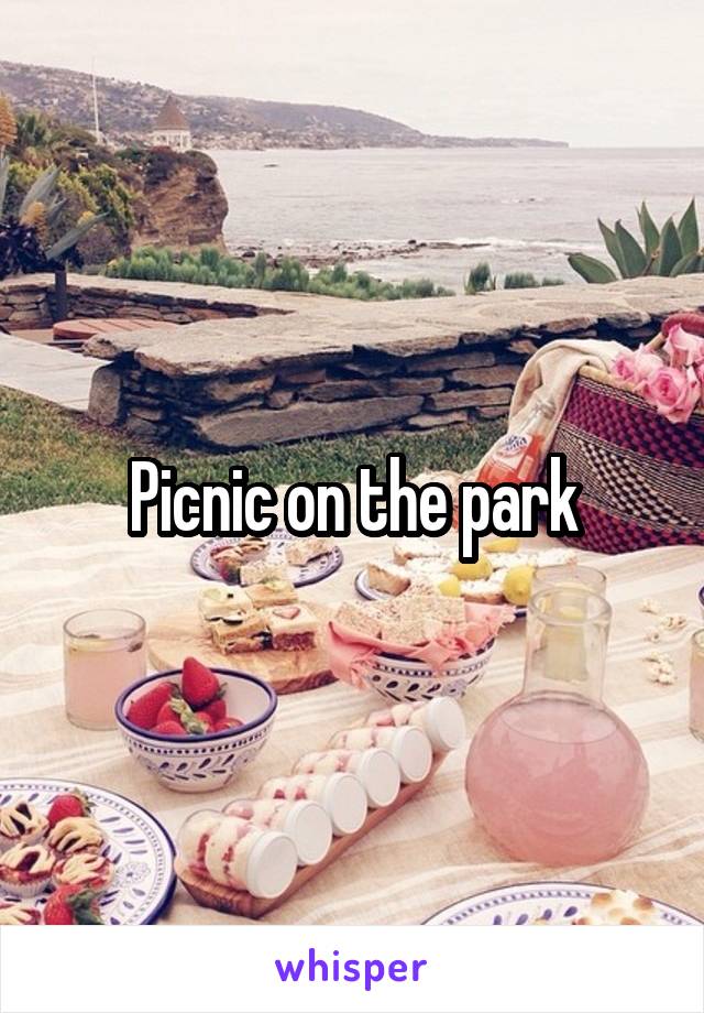 Picnic on the park