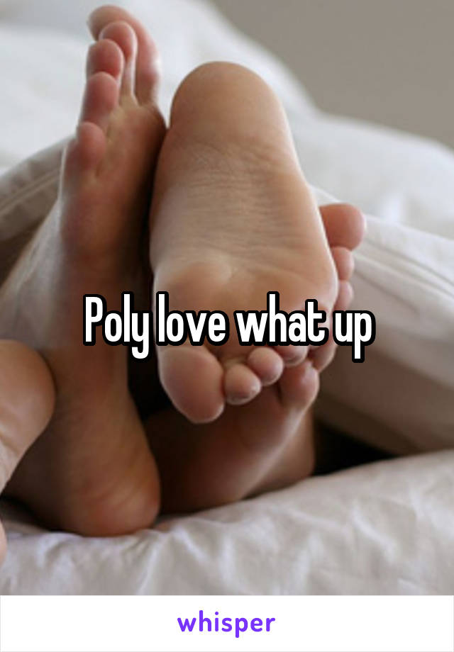 Poly love what up