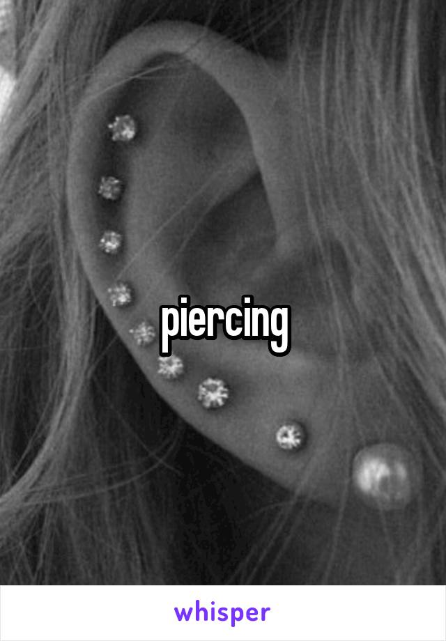 piercing