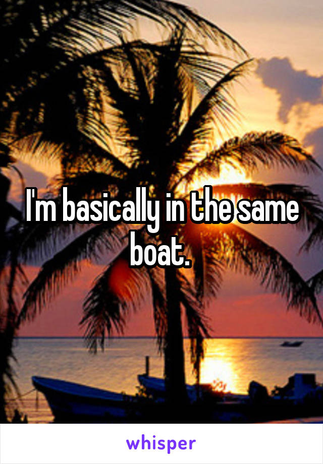 I'm basically in the same boat. 