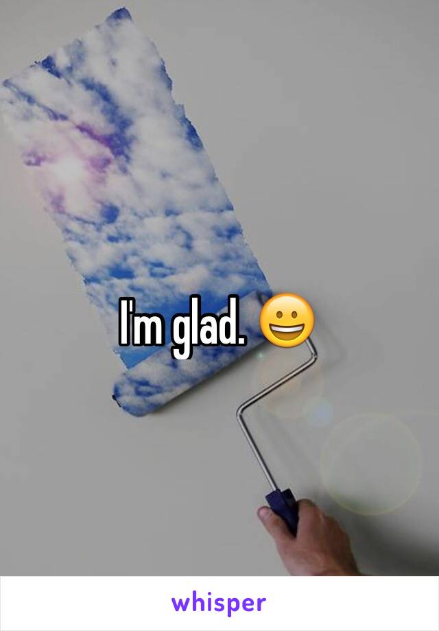 I'm glad. 😀