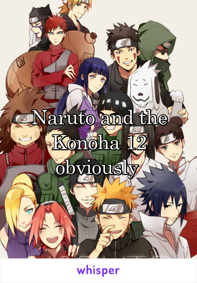 Naruto and the Konoha 12 obviously 