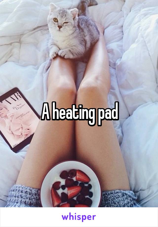 A heating pad
