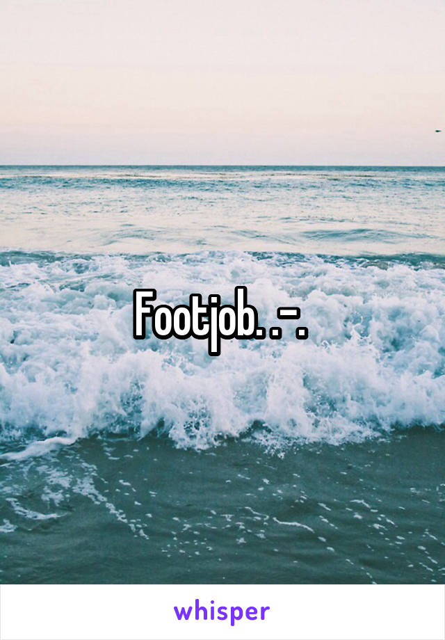 Footjob. .-. 