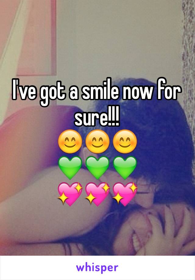 I've got a smile now for sure!!! 
😊😊😊
💚💚💚
💖💖💖