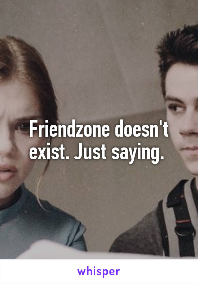 Friendzone doesn't exist. Just saying. 