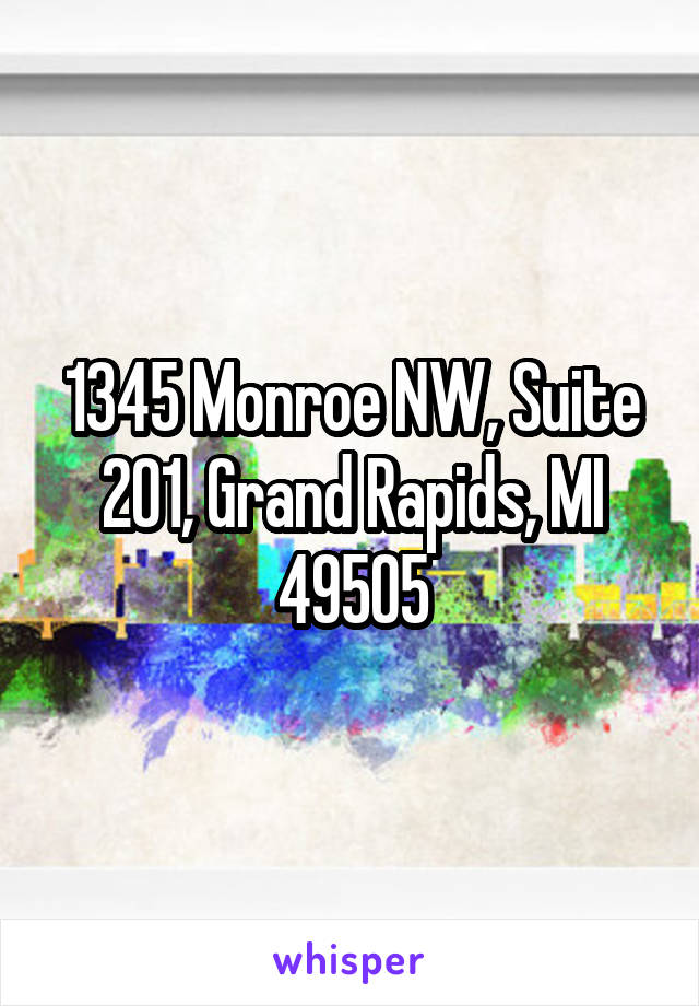 1345 Monroe NW, Suite 201, Grand Rapids, MI 49505