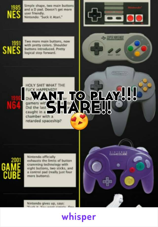 I want to play!!!
SHARE!!
😍