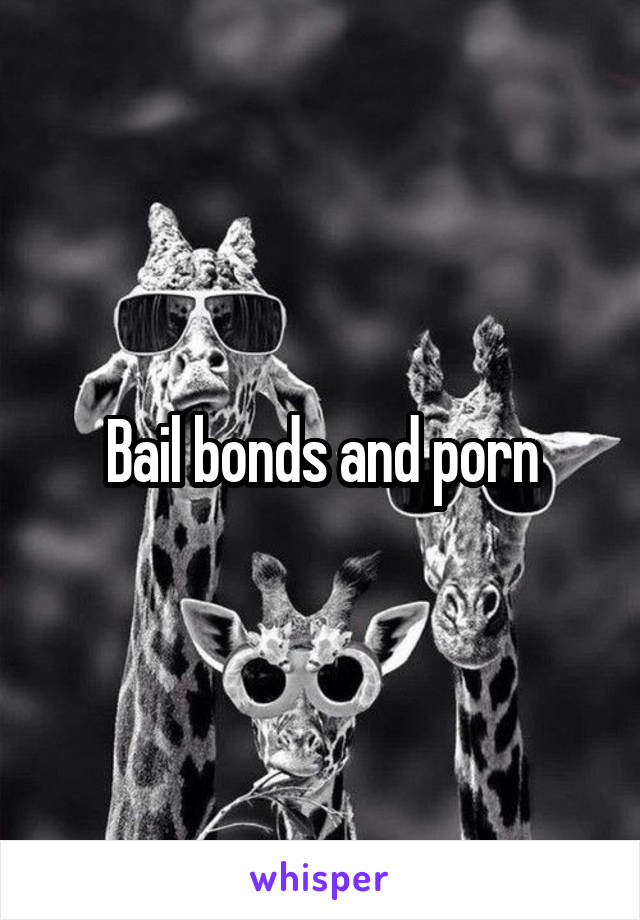 Bail bonds and porn