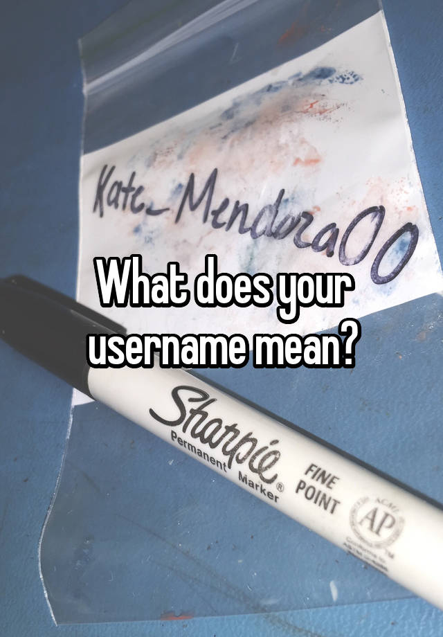 what-does-your-username-mean