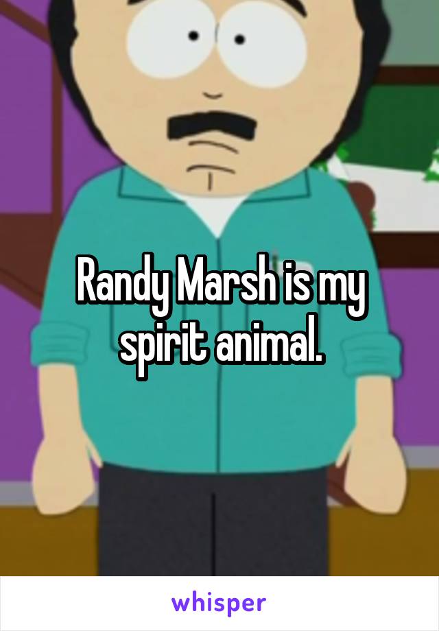Randy Marsh is my spirit animal.