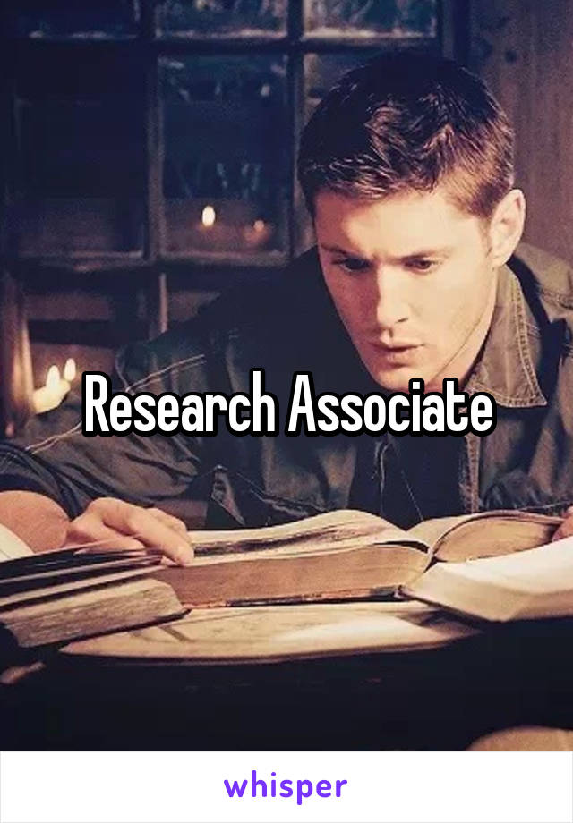 Research Associate