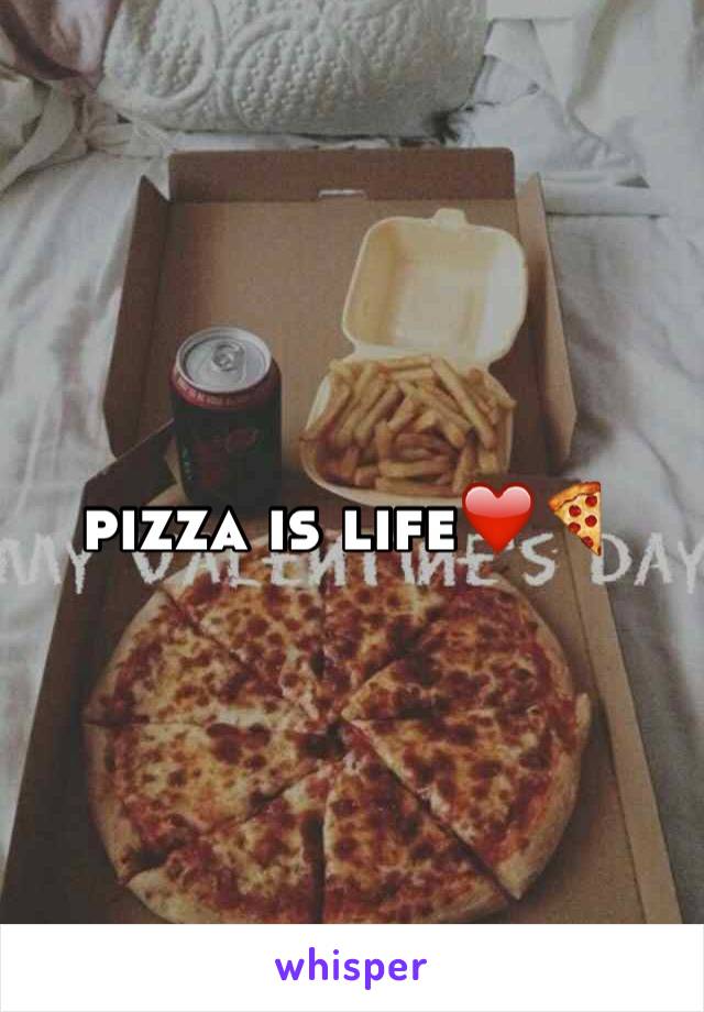 pizza is life❤️🍕
