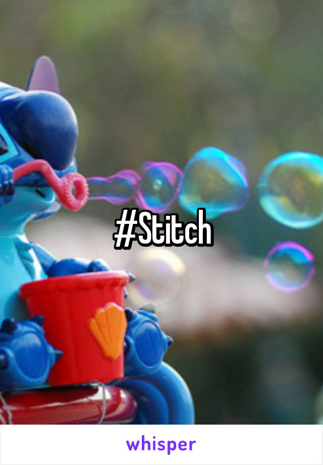 #Stitch