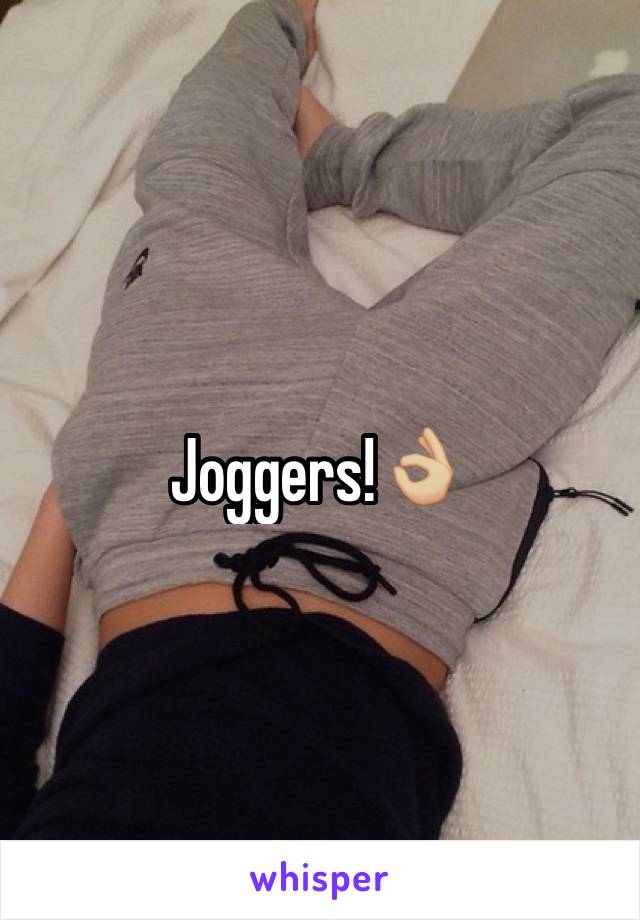 Joggers!👌🏼
