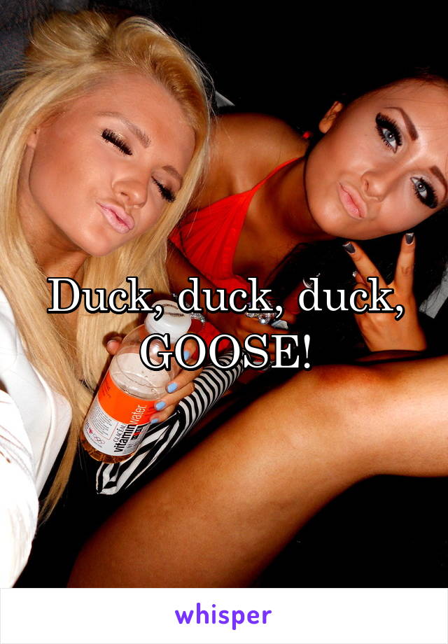 Duck, duck, duck, GOOSE!