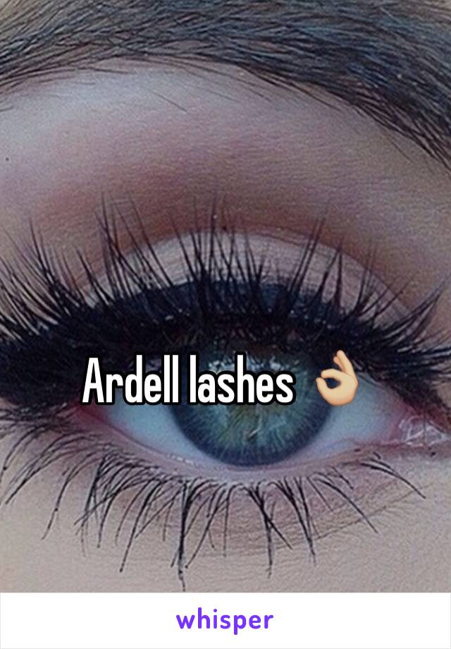 Ardell lashes 👌🏼