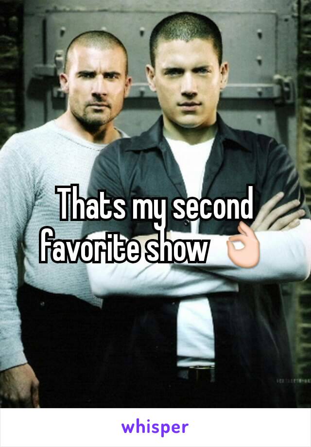 Thats my second favorite show 👌