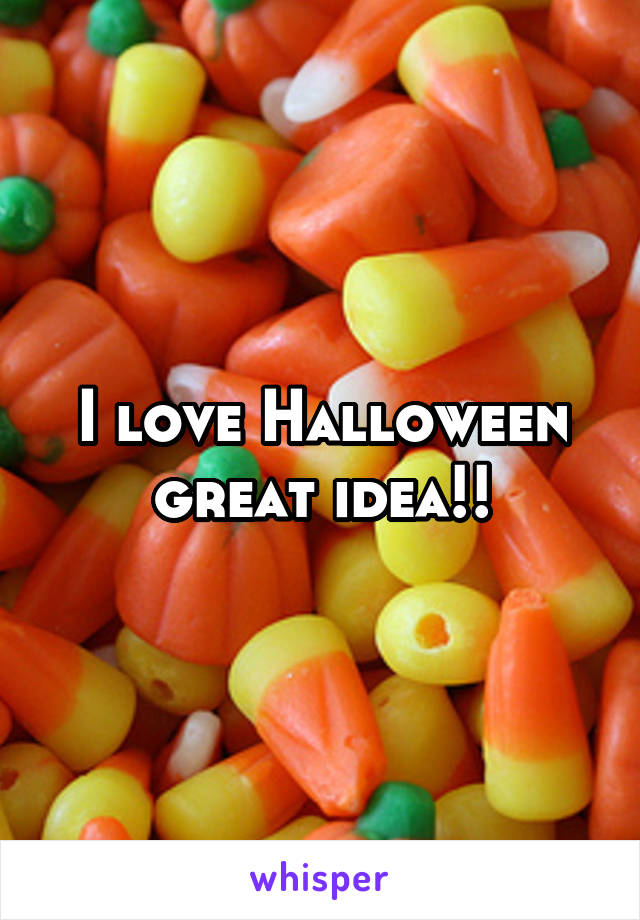 I love Halloween
great idea!!