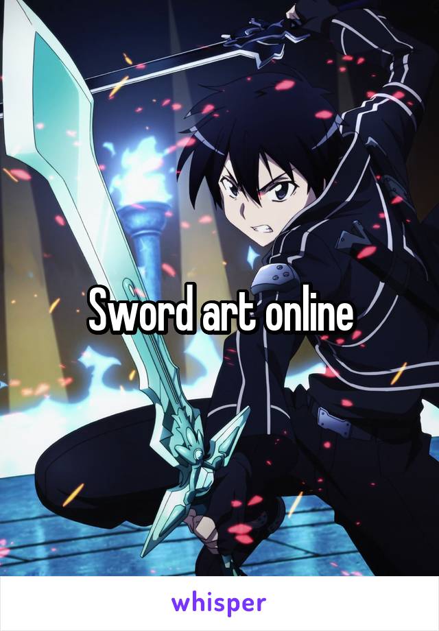 Sword art online