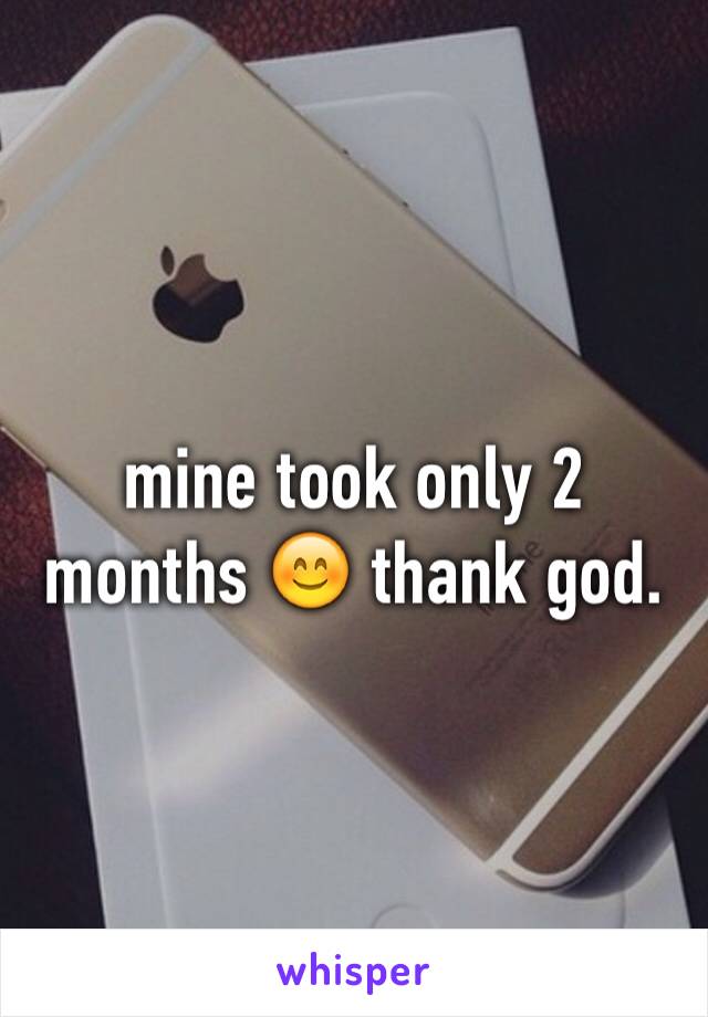 mine took only 2 months 😊 thank god.