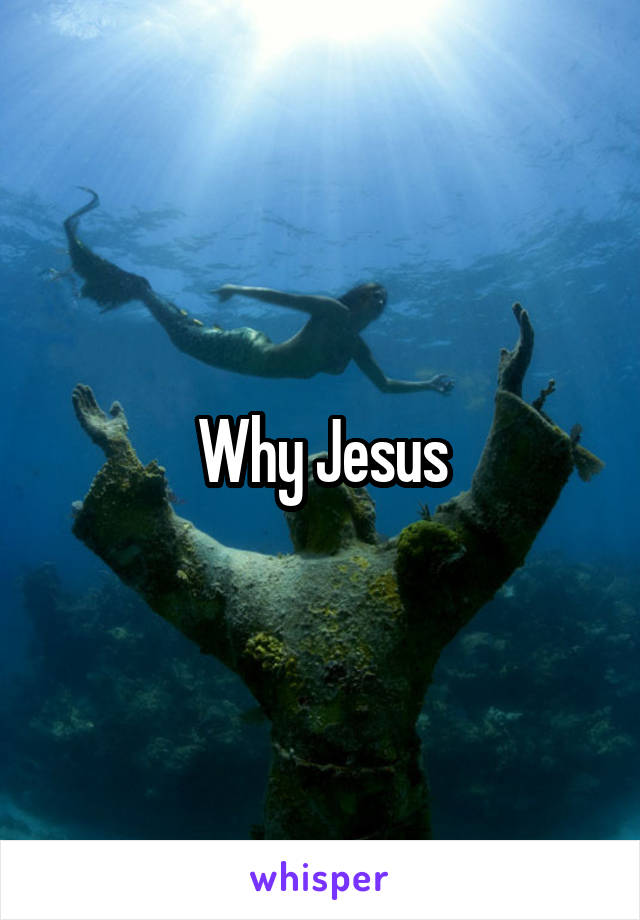 Why Jesus