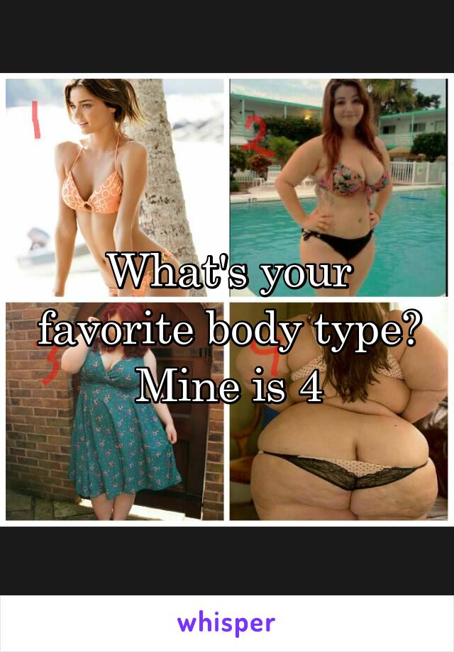 What's your favorite body type?
Mine is 4