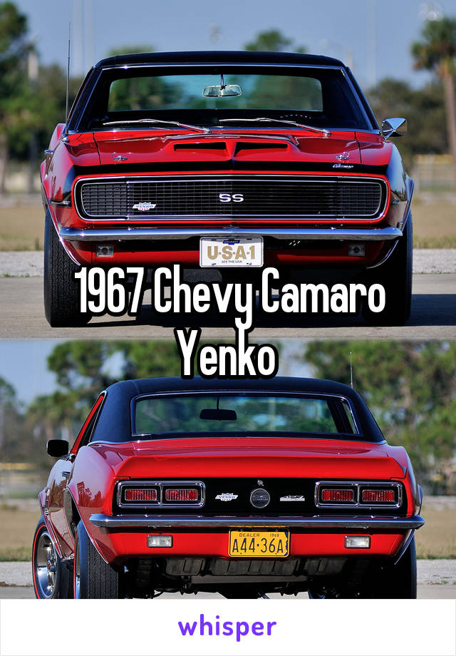 1967 Chevy Camaro Yenko 