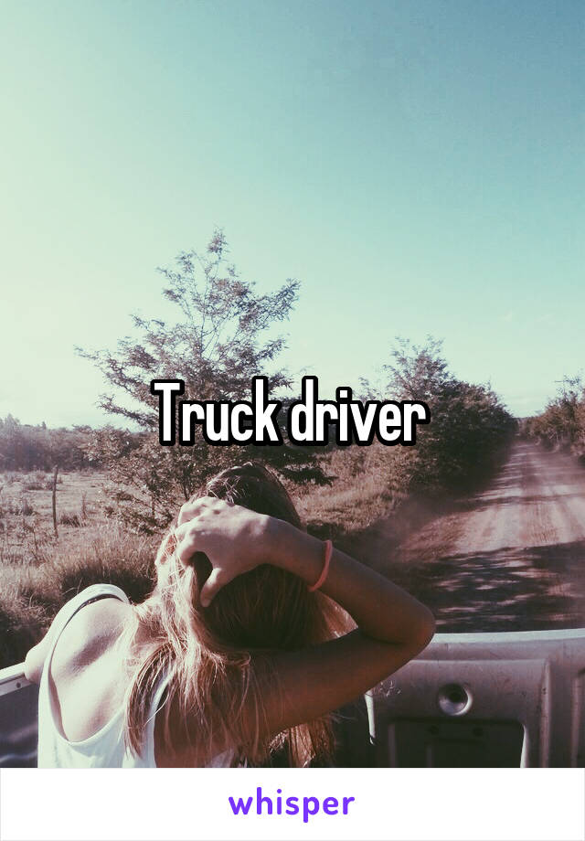 Truck driver 