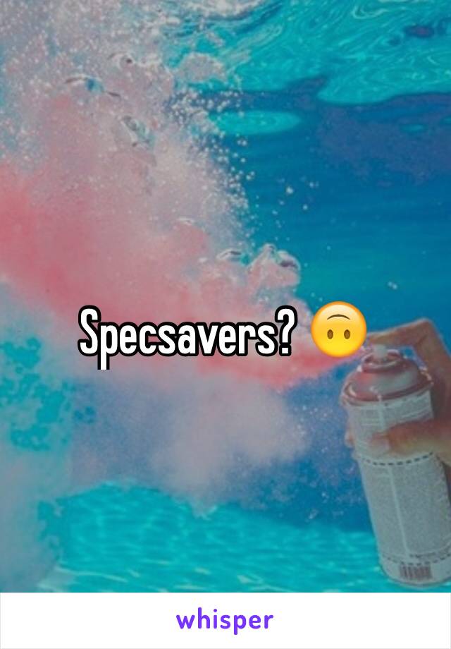 Specsavers? 🙃