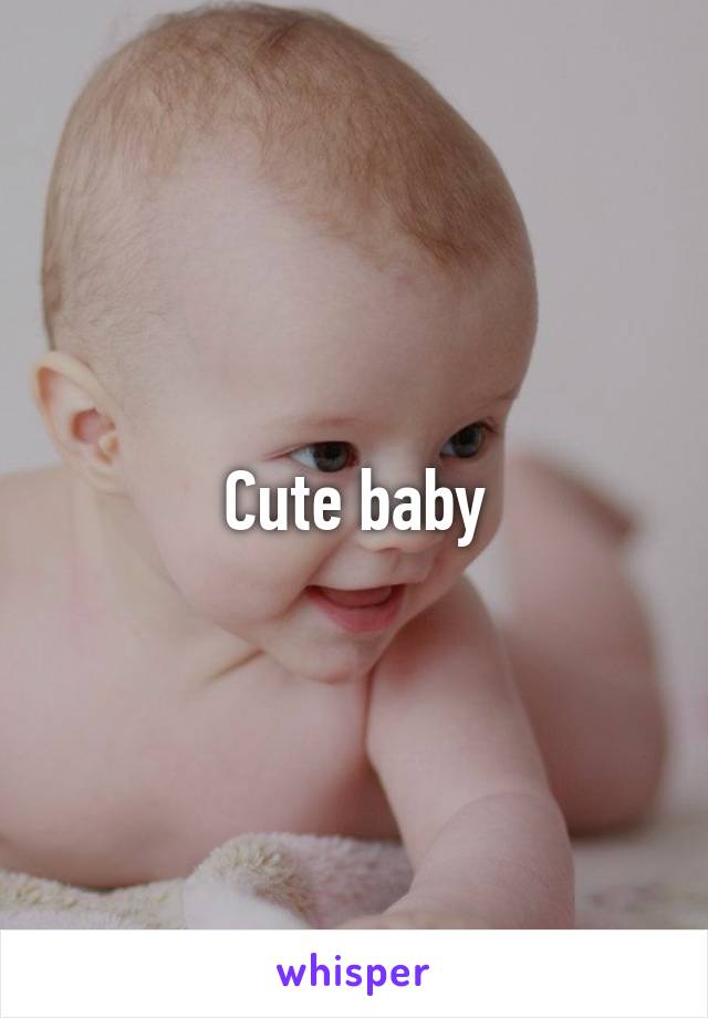 Cute baby