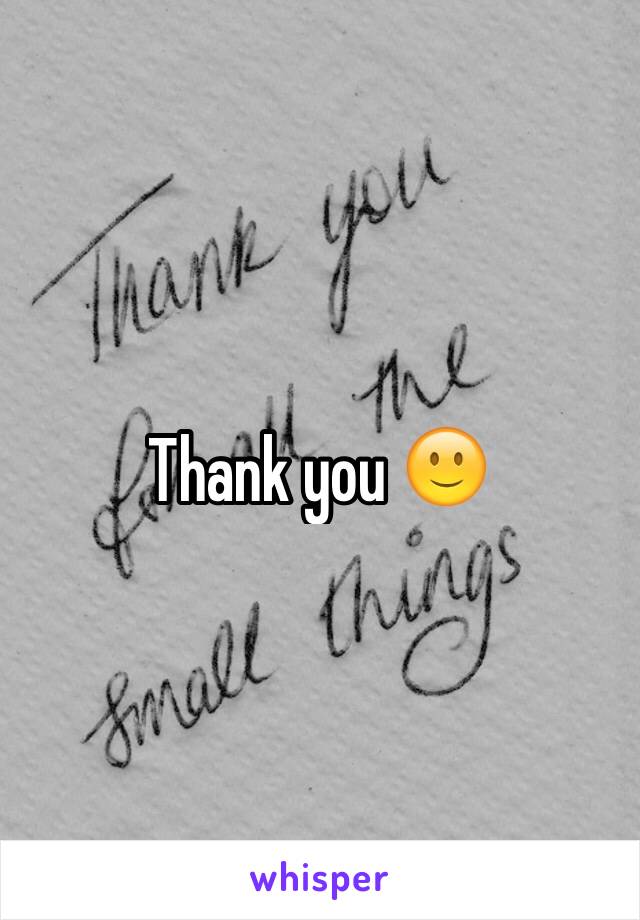 Thank you 🙂