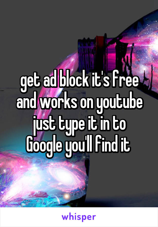 get ad block it's free and works on youtube
just type it in to Google you'll find it 