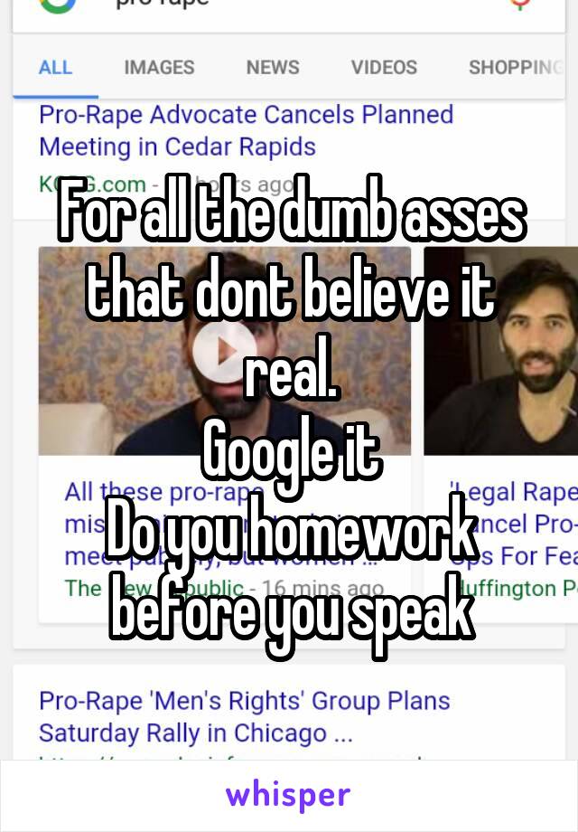 For all the dumb asses that dont believe it real.
Google it
Do you homework before you speak