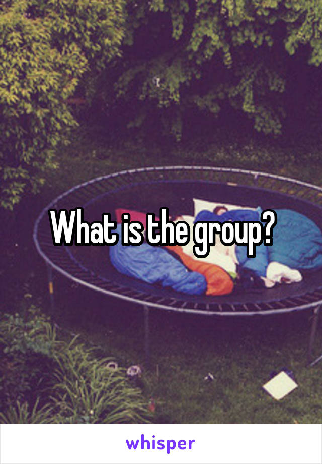 What is the group?