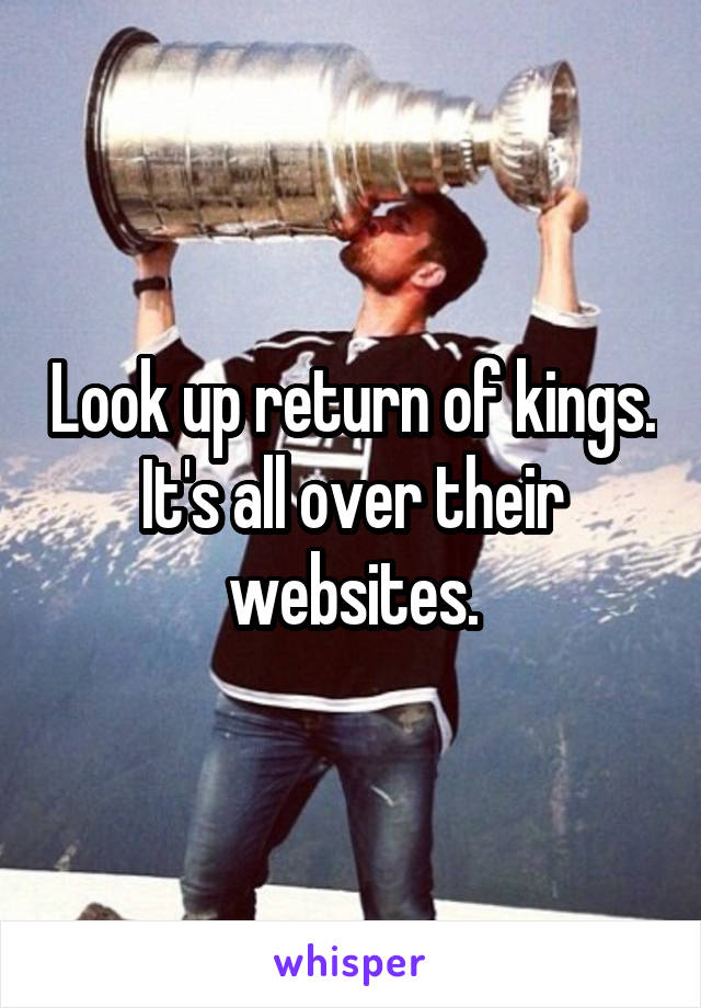 Look up return of kings. It's all over their websites.